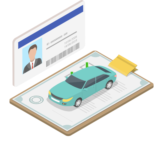 高齢ドライバーの運転に必要な基礎能力（認知・予測・判断・操作）チェック、トレーニング イメージアイコン